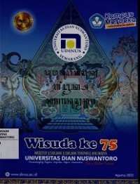 BUKU KENANG-KENANGAN WISUDA UDINUS KE-75