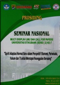 PROSIDING: SEMNAR NASIONAL MULTI DISIPLIN ILMU DAN CALL FOR PAPERS UNIVERSITAS STIKUBANK (SENDI_U) KE-7