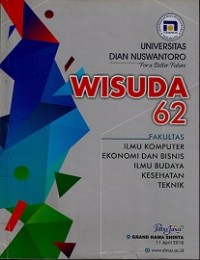 BUKU KENANG-KENANGAN WISUDA UDINUS KE-62