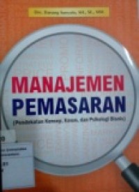 MANAJEMEN PEMASARAN