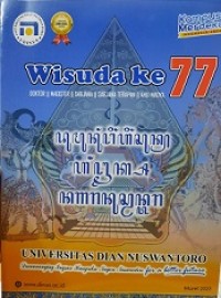 BUKU KENANG-KENANGAN WISUDA UDINUS KE-77