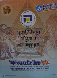 BUKU KENANG-KENANGAN WISUDA UDINUS KE-74