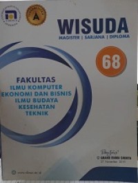 BUKU KENANG-KENANGAN WISUDA UDINUS KE-68