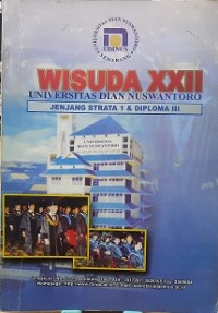 BUKU KENANG-KENANGAN WISUDA UDINUS KE-22