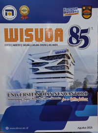 BUKU KENANG-KENANGAN WISUDA UDINUS KE-85