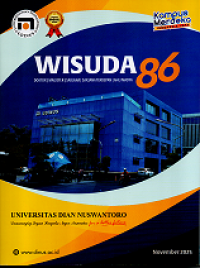 Image of BUKU KENANG-KENANGAN WISUDA UDINUS KE-86