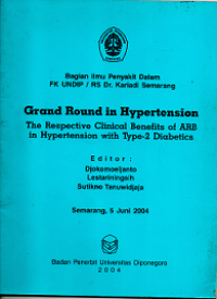Image of GRAND ROUND IN HYPERTENSION: THE RESPECTIVE CLINICAL BENEFITS OF ARB IN HYPERTENSION WITH TYPE-2 DIABETICS