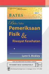 Image of BATES: BUKU SAKU PEMERIKSAAN FISIK & RIWAYAT KESEHATAN