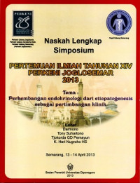 Image of PERKEMBANGAN ENDOKRINOLOGI DARI ETIOPATOGENESIS SEBAGAI PERTIMBANGAN KLINIK