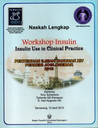 Image of WORKSHOP INSULIN: INSULIN USE IN CLINICAL PRACTICE