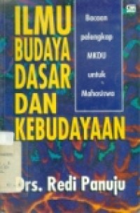 Image of ILMU BUDAYA DASAR DAN KEBUDAYAAN