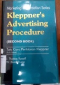 KLEPPNER'S ADVERTISING PROCEDURE: TATA CARA PERIKLANAN KLEPPNER BUKU 2