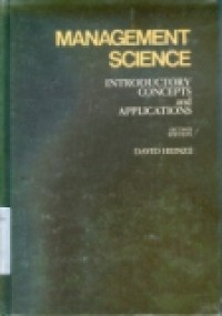 MANAJEMENT SCIENCE INTRODUCTORY CONSEP AND APPLICATIONS