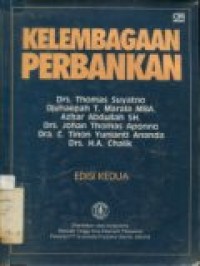 KELEMBAGAAN PERBANKAN  EDISI KEDUA