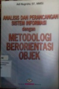 ANALISIS DAN PERANCANGAN SISTEM INFORMASI DENGAN METODOLOGI BERORIENTASI OBJEK