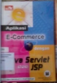 APLIKASI E-COMMERCE DENGAN JAVA SERVLET DAN JSP