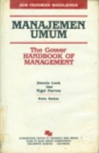 SERI PEDOMAN MANAJEMEN MANAJEMEN UMUM BUKU 2