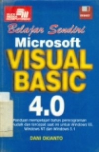 BELAJAR SENDIRI MICROSOFT VISUAL BASIC 4.0