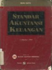 STANDAR AKUNTANSI KEUANGAN BUKU I