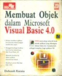 MEMBUAT OBJEK DALAM MICROSOFT VISUAL BASIC 4.0