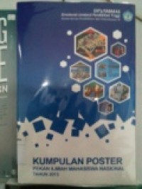 Kumpulan Poster Pekan Ilmiah Mahasiswa Nasional Tahun 2013