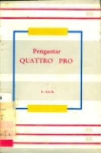 PENGANTAR QUATTRO PRO