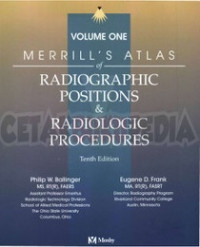 MERRILL'S ATLAS OF RADIOGRAPHIC POSITIONS & RADIOLOGIC PROCEDURES