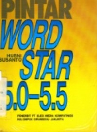 BUKU PINTAR WORD STAR 5.0-5.5