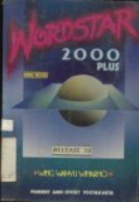 WORDSTAR 2000 PLUS ED.REVISI REL 3.0