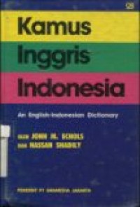 KAMUS INGGRIS INDONESIA AN ENGLISH-INDONESIA DICTIONARY