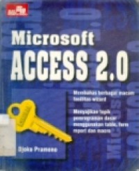 MICROSOFT ACCESS 2.0