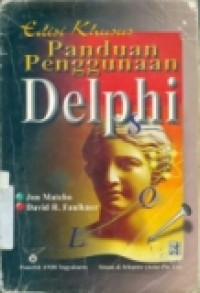 Image of PANDUAN PENGGUNAAN DELPHI  (ED. KHUSUS)