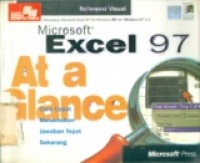 MICROSOFT EXCEL 97 AT A GLANCE  (JUMLAH SEBENARNYA 3)