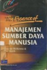 THE ESSENCE OF MANAJEMEN SUMBER DAYA MANUSIA