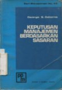 KEPUTUSAN MANAJEMEN BERDASARKAN SASARAN