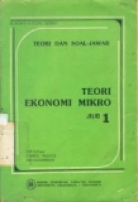 TEORI EKONOMI MIKRO