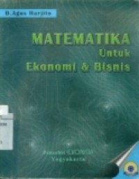 MATEMATIKA UNTUK EKONOMI & BISNIS