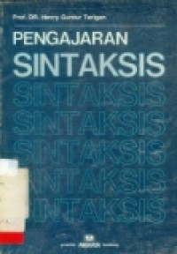 PENGAJARAN SINTAKSIS