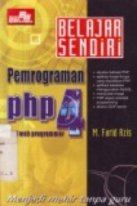 BELAJAR SENDIRI PEMROGRAMAN PHP 4