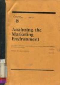 ANALYZING THE MARKETING ENVIRONMENT