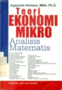 TEORI EKONOMI MIKRO ANALISIS MATEMATIS