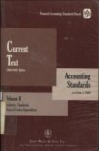 CURRENT TEXT ACCOUNTING STANDARDS VOLUME II