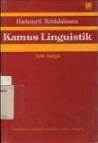 Kamus linguistik