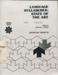 Language syllabuses: state of the art; anthology series 18