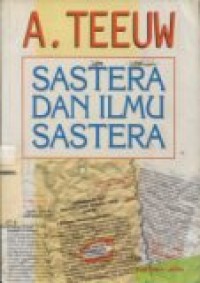 Sastera dan ilmu sastera