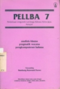 PELLBA 7 (Pertemuan Linguistik Lembaga Bahasa Atma Jaya: ketujuh)