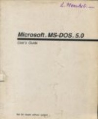 MICROSOFT MS-DOS 5.0