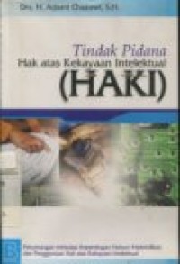 TINDAK PIDANA HAK ATAS KEKAYAAN INTEKTUAL (HAKI)