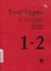 TEXT TYPES IN ENGLISH 1  - 2