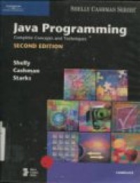 Image of JAVA PROGRAMMING COMPLETE CONCEPTS AND TECHNIQUES